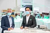 Keiwan Kashi, Leiter Geschäftsbereich Mechatronische Systeme bei Schaeffler und Stefan Waschul, Leiter Produktbereich Pkw-Lenksysteme der Robert Bosch Automotive Steering GmbH