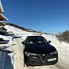 Das Gesicht in der Menge. Alfa Romeo Stelvio 2.0 Turbo 16