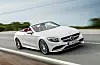Mercedes-AMG S 63 4MATIC Cabriolet; designo diamantweiß bright. Interieur: bengalrot/schwarz