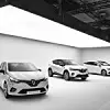 Renault E-Tech Modellpalette 2020: Clio (links), Captur (Mitte) und Megane Estate