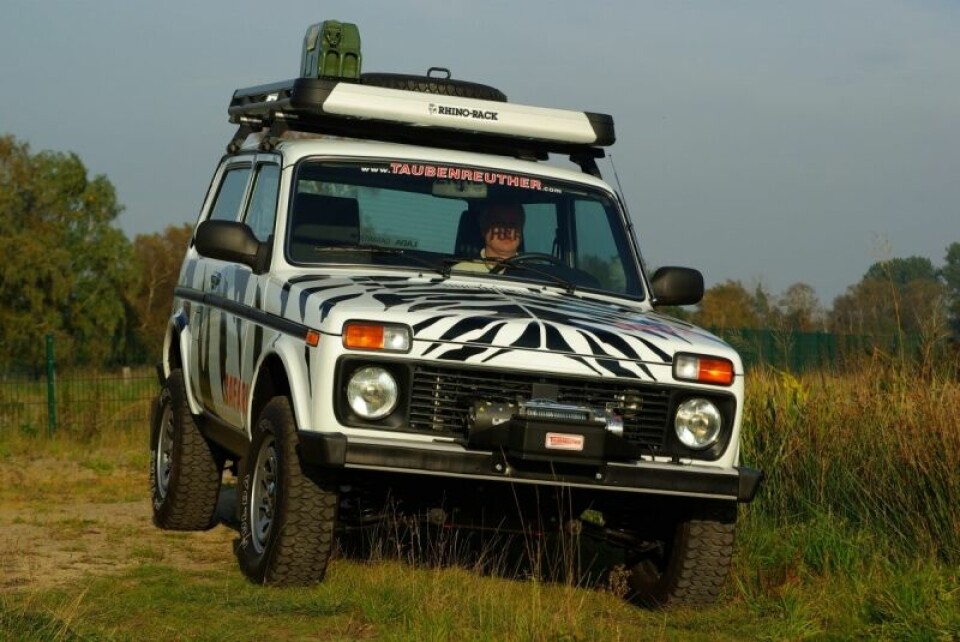 Lada Niva - als Safari-Edition. Lada Niva - als Safari-Edition.